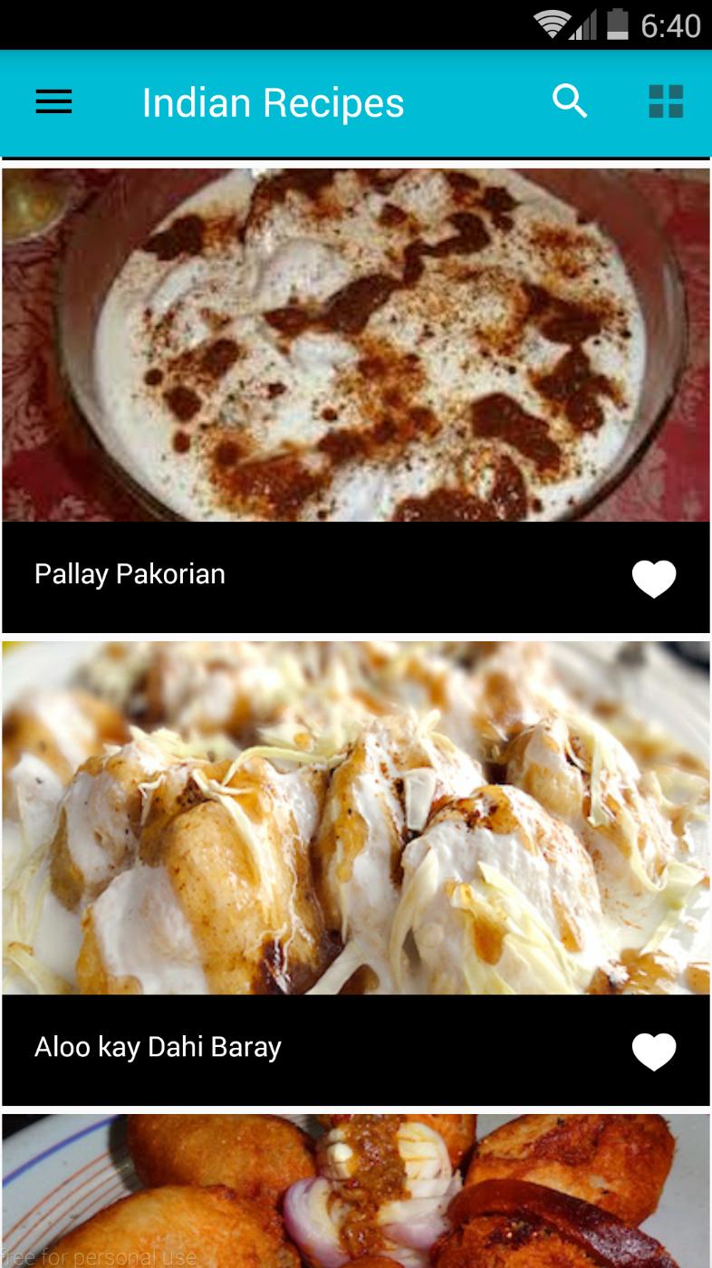 Indian food recipes