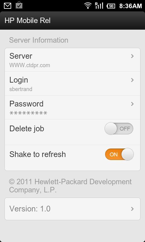 HP Mobile Release