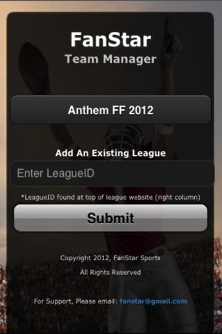 FanStar Team & League Manager