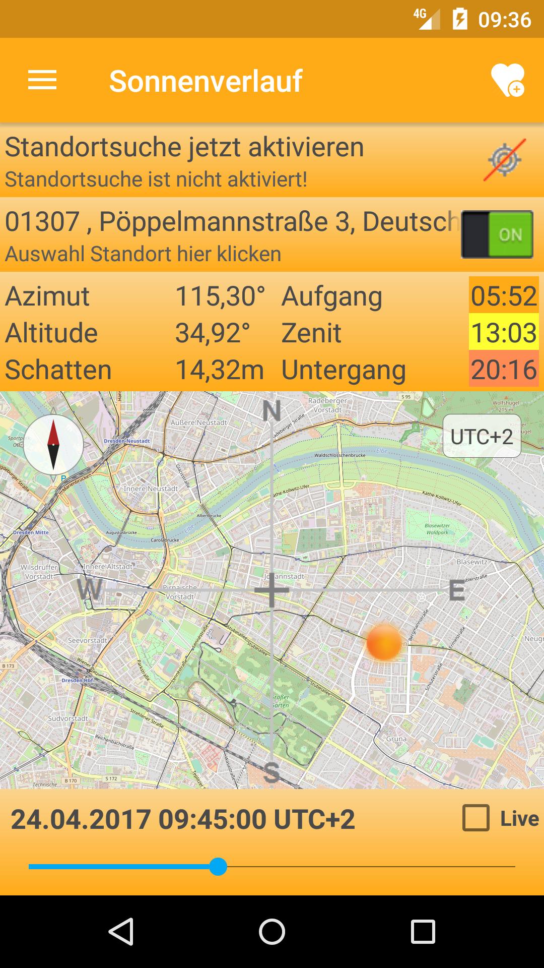 Sonnenverlauf