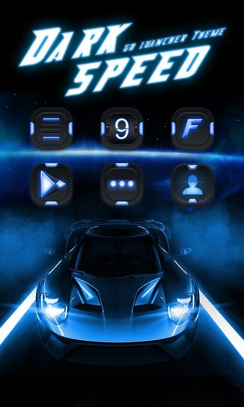 Dark Speed GO Luancher Theme
