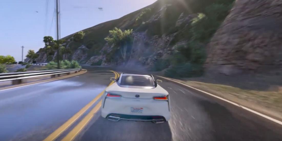 LC 500 Driving Lexus Simulator