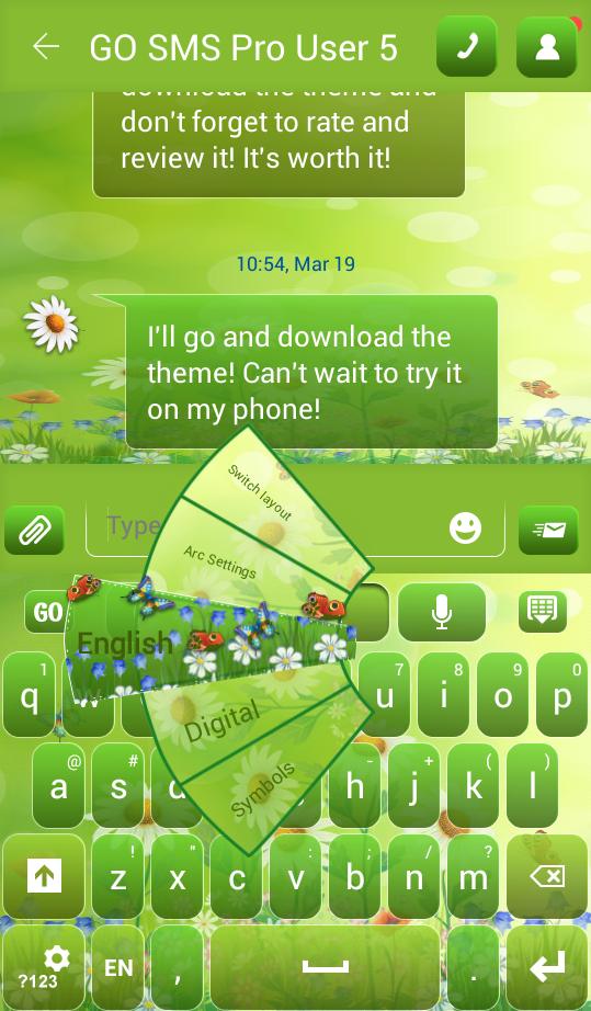 Spring Flowers Keyboard