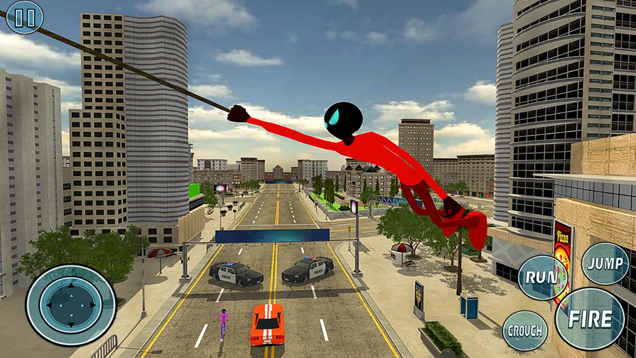 Grand Stickman Mafia Rope Hero