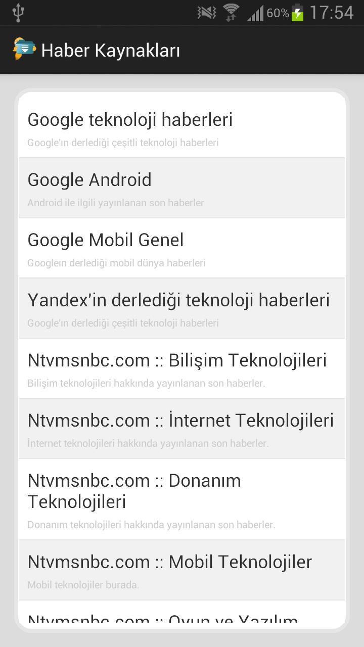 Technology News in Turkish