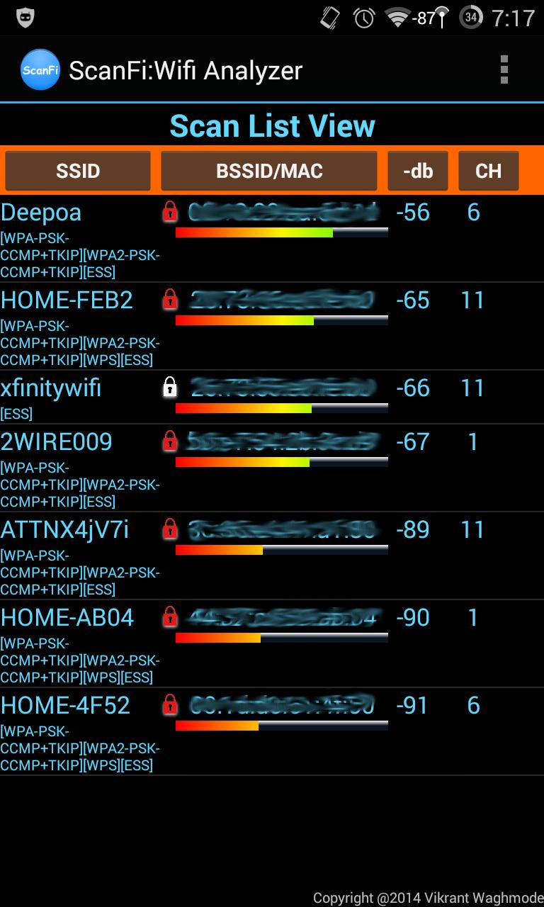 WiFi Analyzer : ScanFi [DEPRECATED]