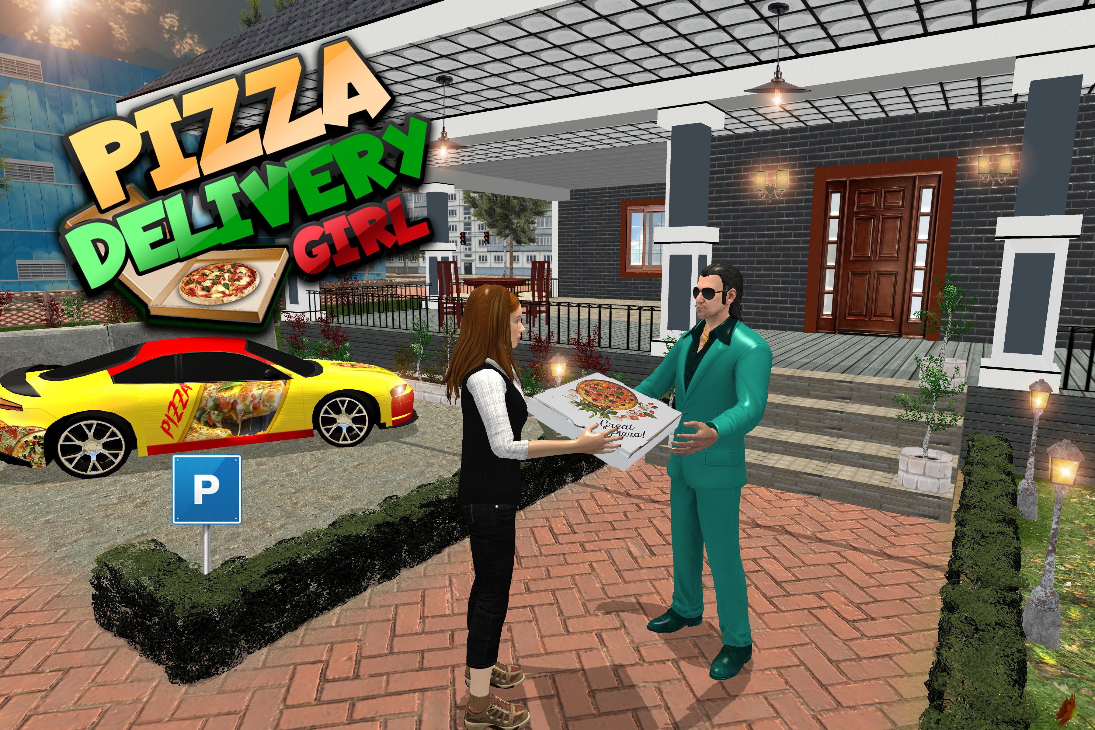 Virtual Pizza Delivery Girl City Simulator