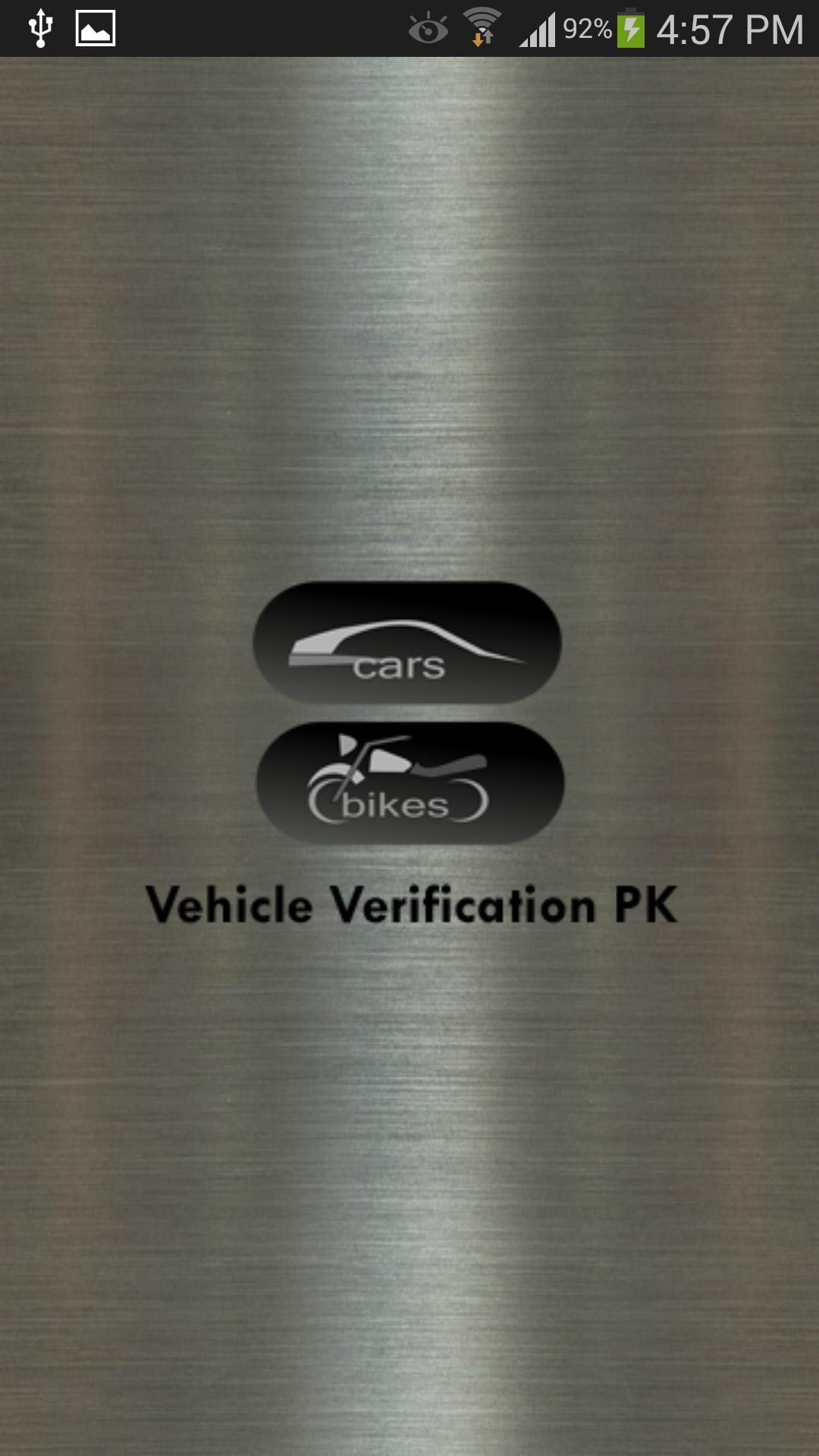 Vehicle Verification Pakistan