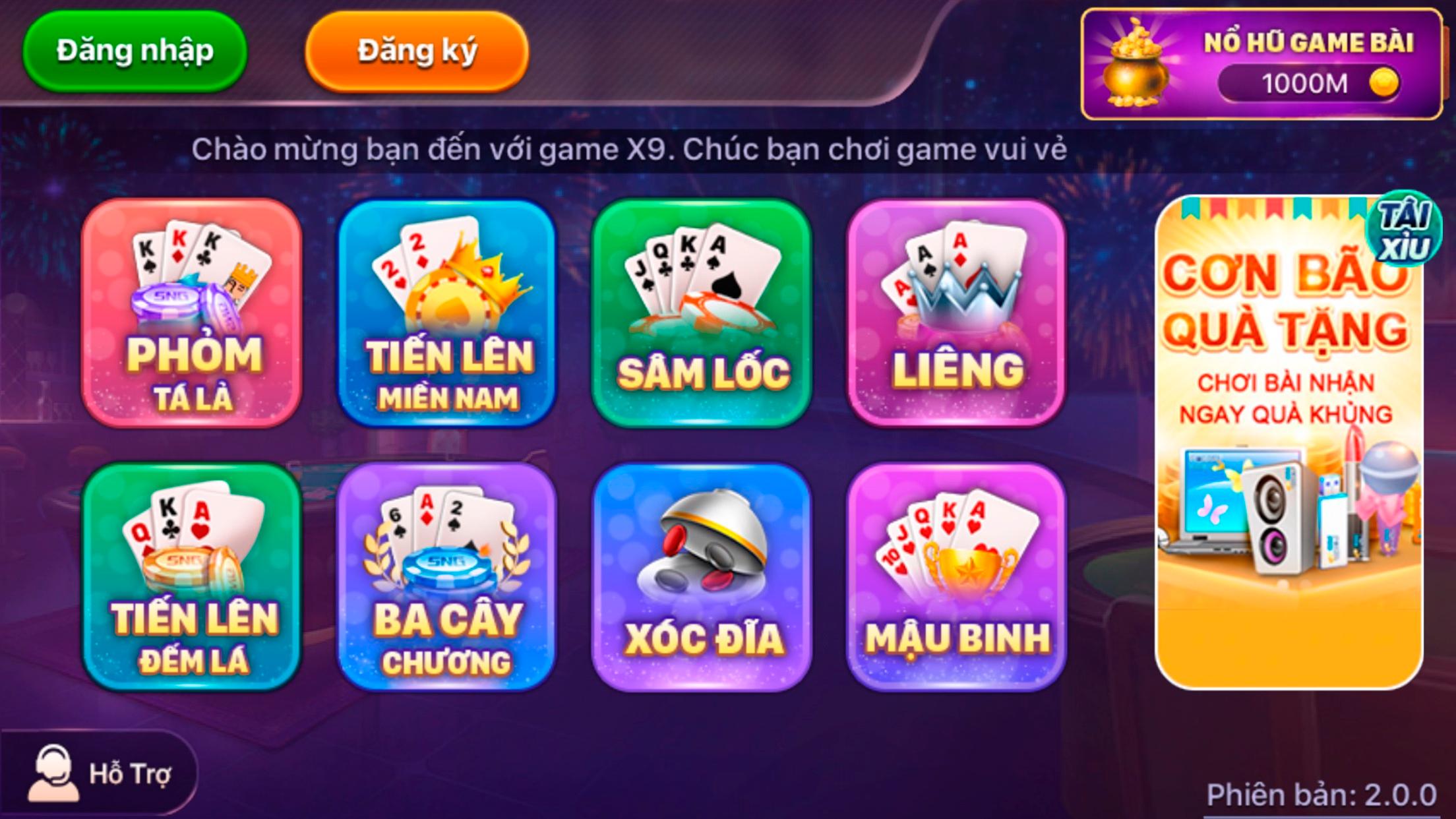 Game Danh Bai Doi Thuong X999