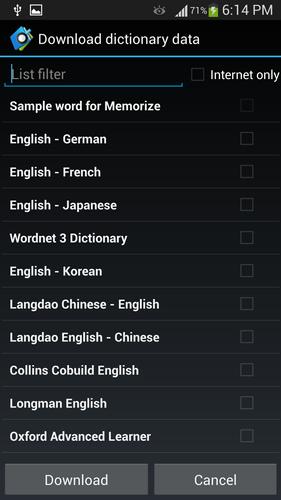 Multi Language Dictionary