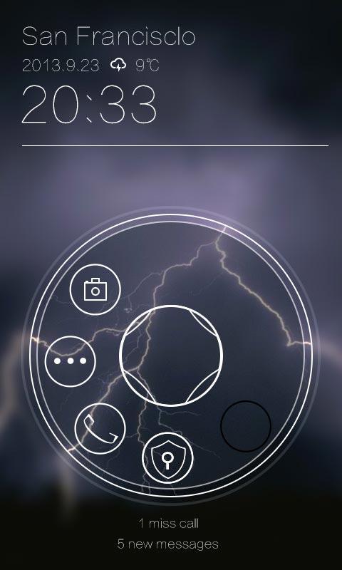 Dialing  Locker Theme