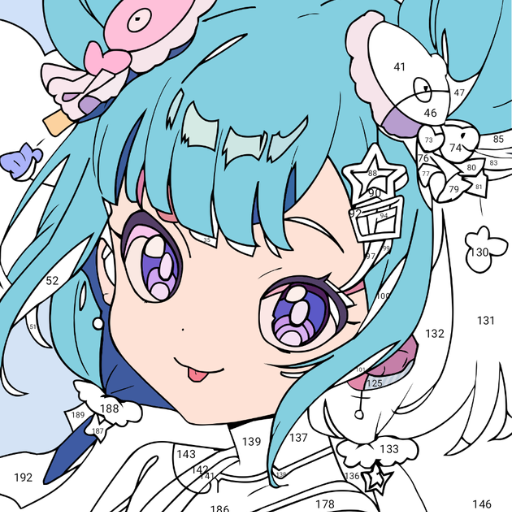 Anime Manga - Color by number