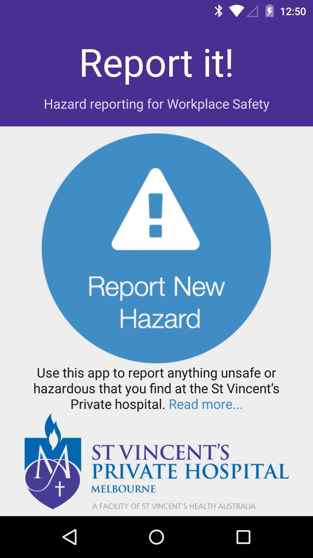 St Vincent's Report it!