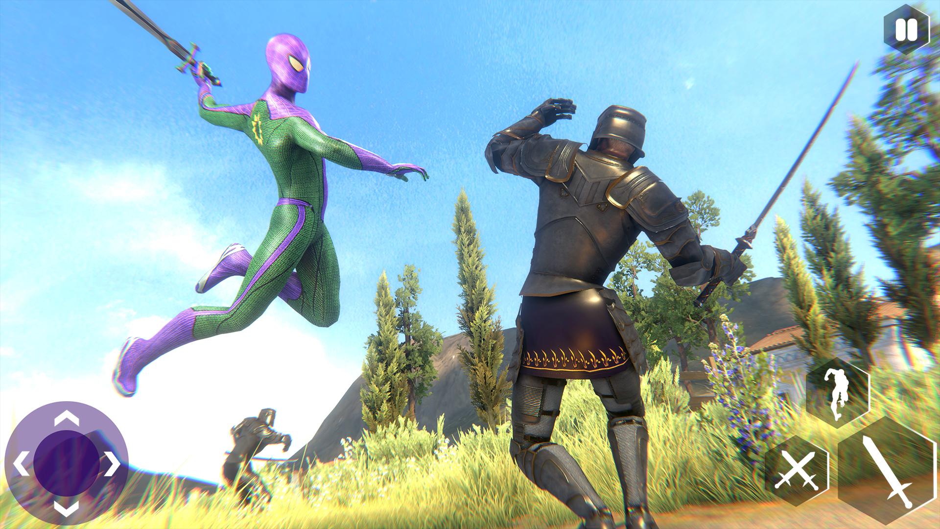 Superhero Ninja Sword Shadow