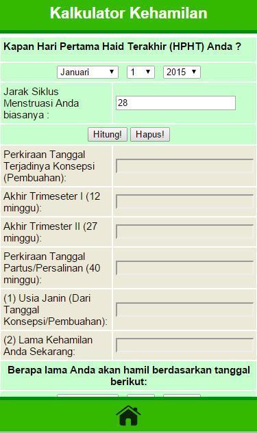 Kalkulator Masa Subur