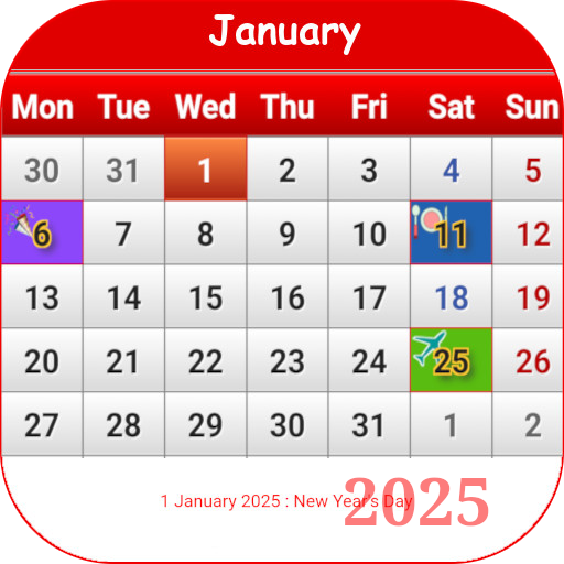 Thai Calendar 2025
