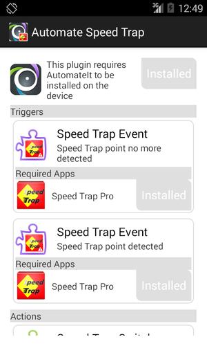Automate Speed Trap