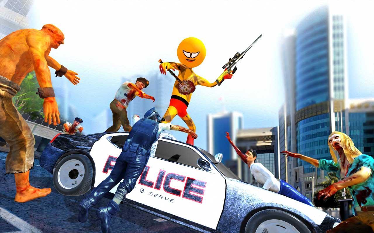 Stickman Hero Zombies Shooting