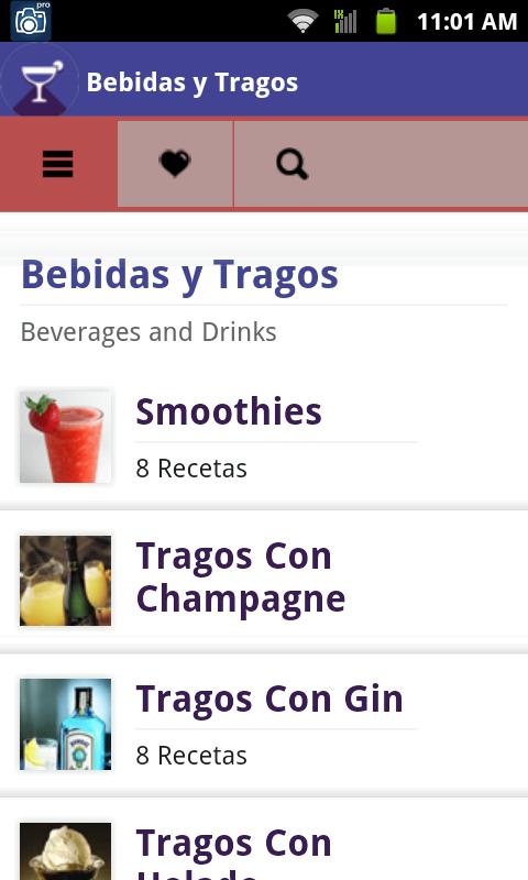 Bebidas y Tragos