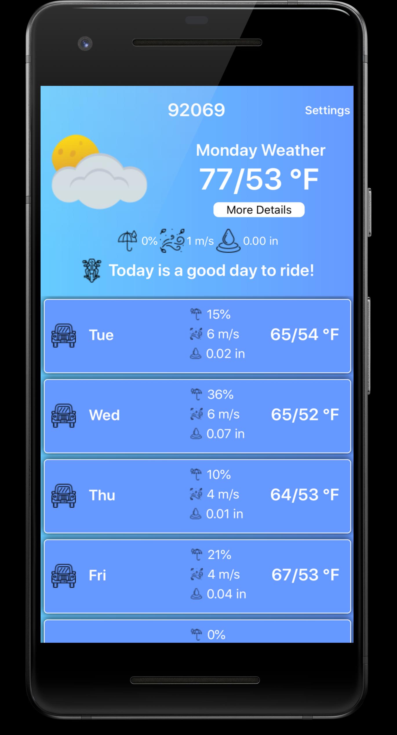 Weather Ride - Motorcycle Ridi