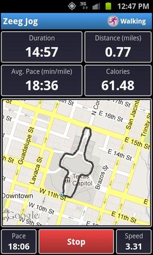 ZeegJog-Track Jog Walk Run GPS