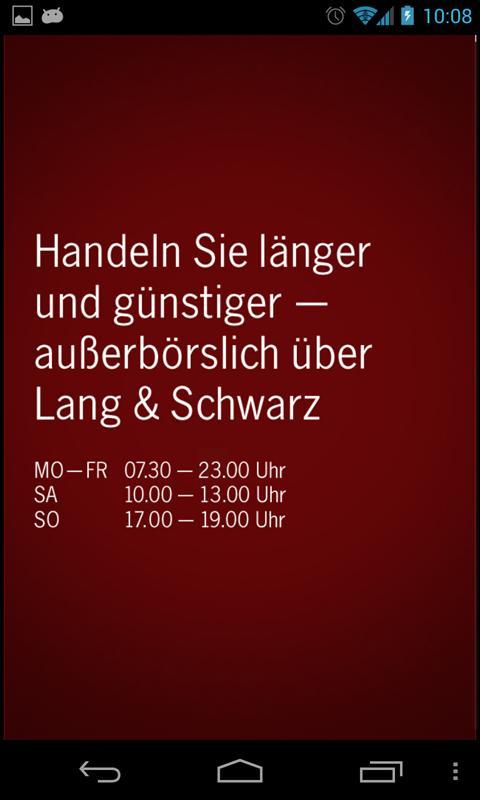 LANG & SCHWARZ TradeCenter