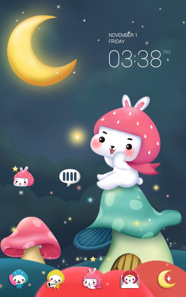 Togun(moon night)Dodol Theme