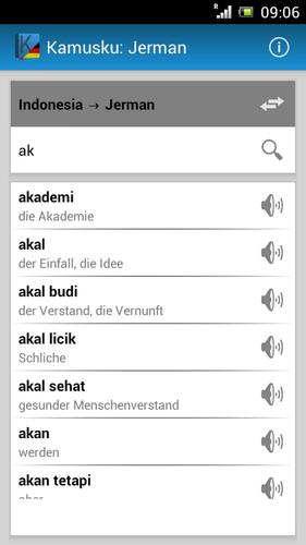 Kamusku: Jerman (Indonesia)