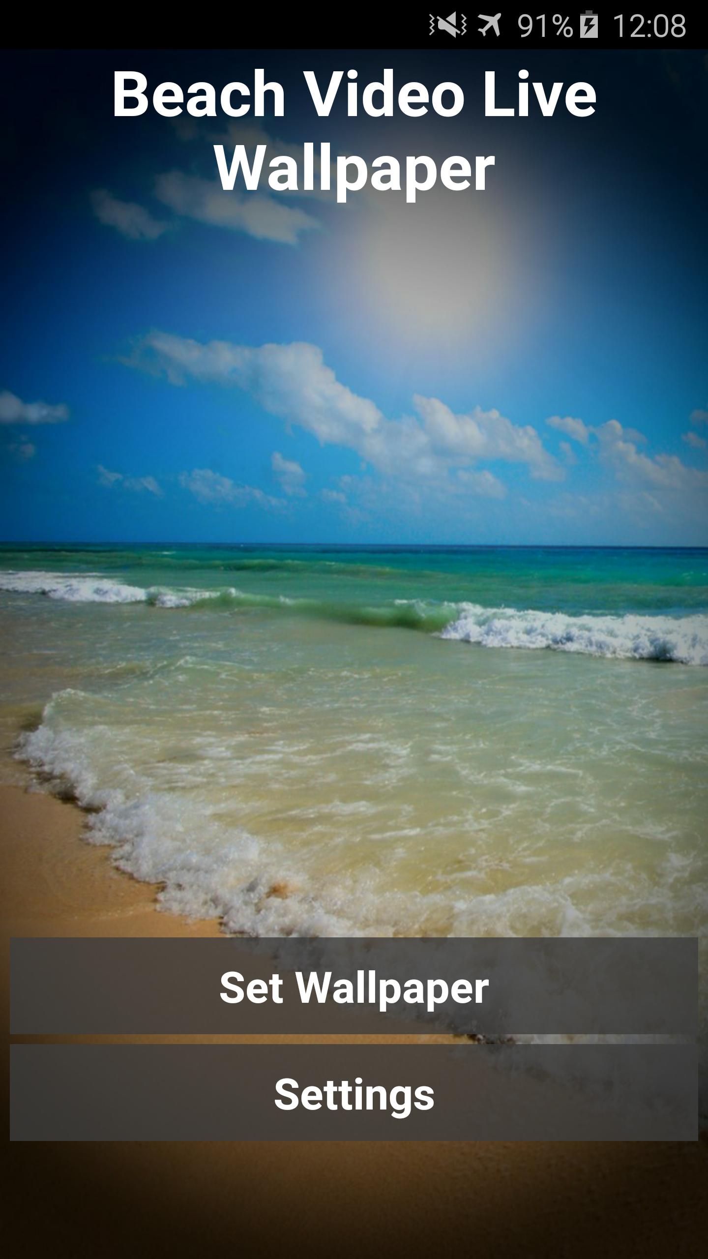 Beach Video Live Wallpaper