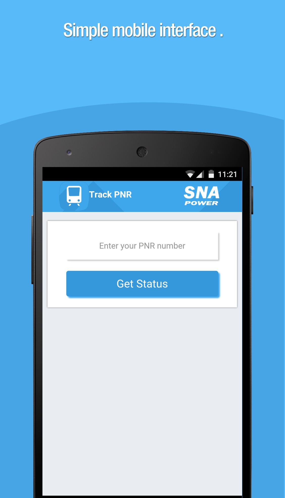 Track PNR - Indian Rail IRCTC