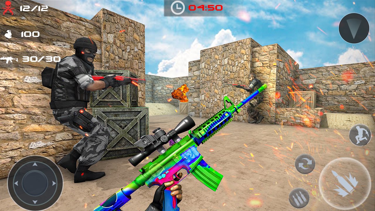 Anti Terrorist Counter Attack Gun Strike Games