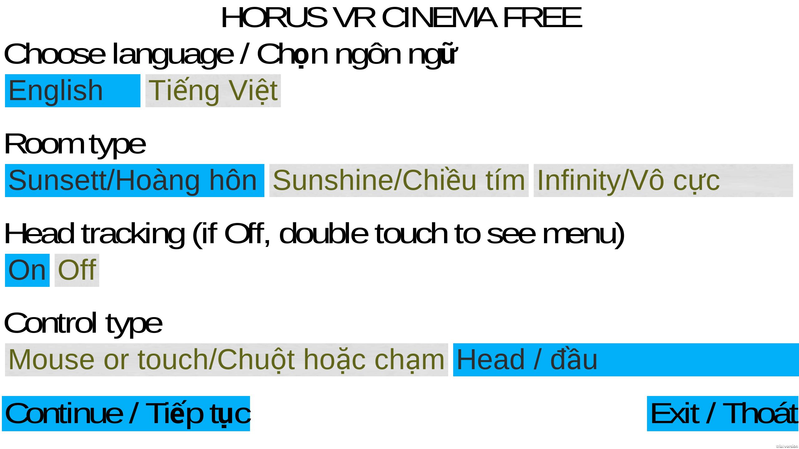 Horus VR Cinema Free