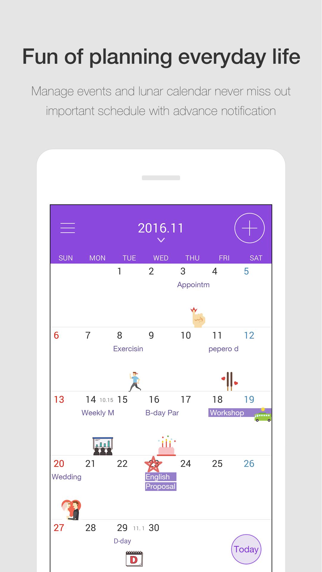 Works Mobile Calendar