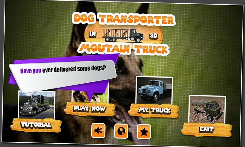 Dog Transporter Mountain Truck