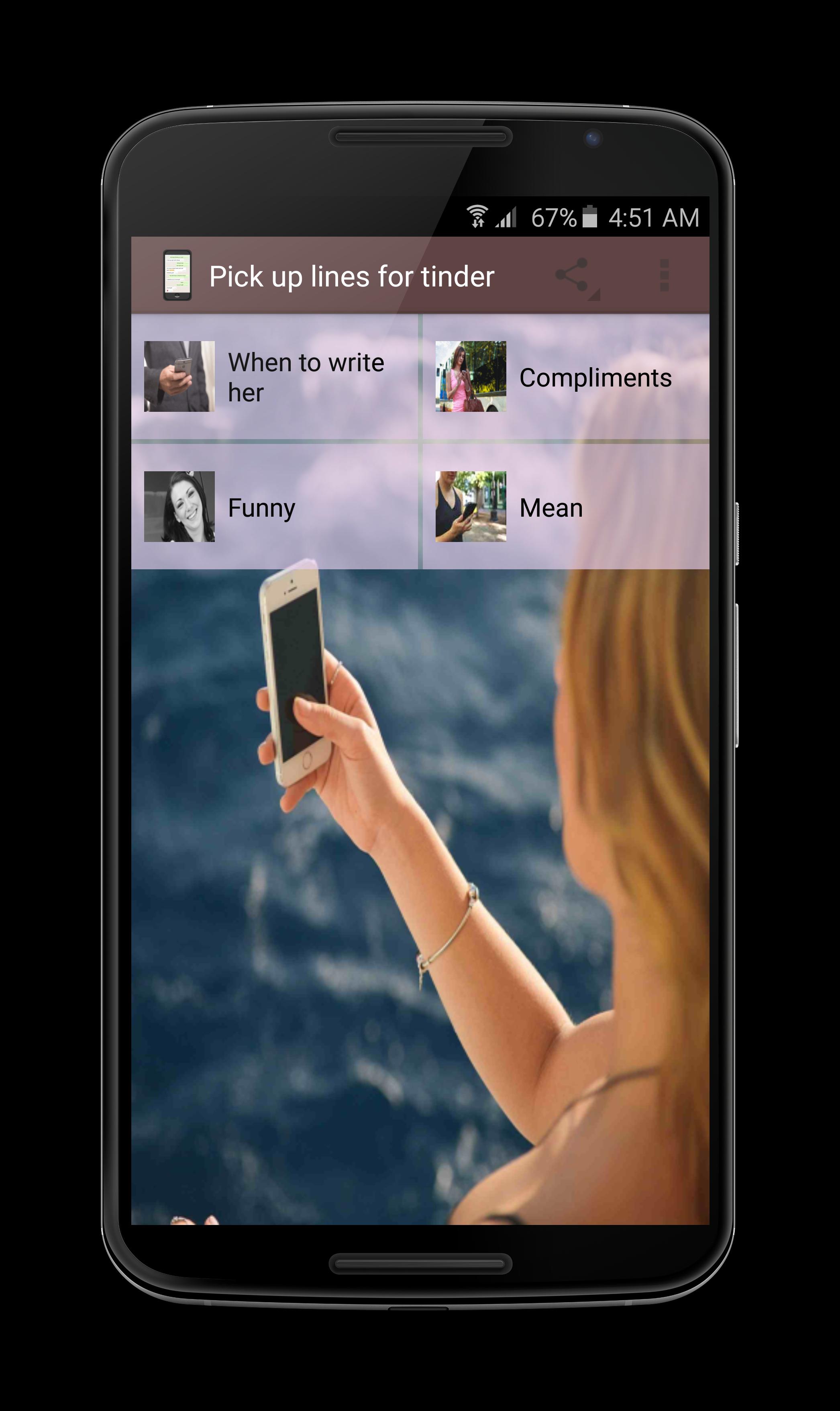 Pick up lines for tinder