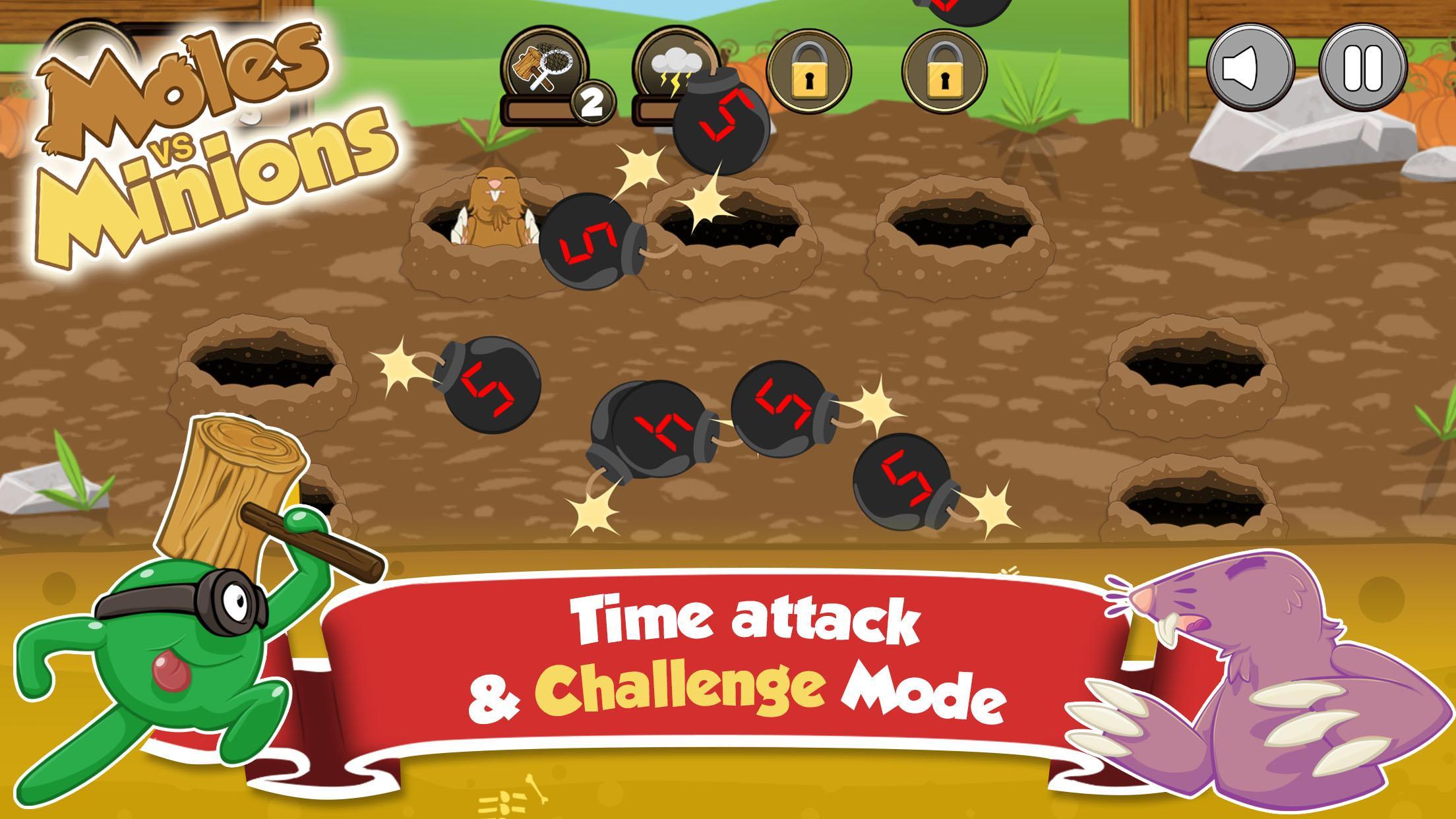 Moles vs Minions: Whack-a-mole