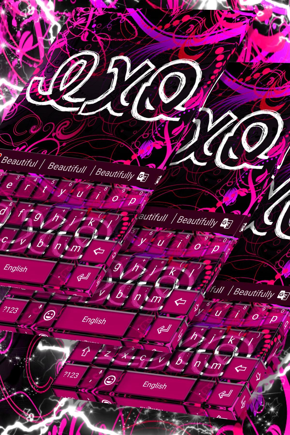 Exo Fans Keyboard Theme