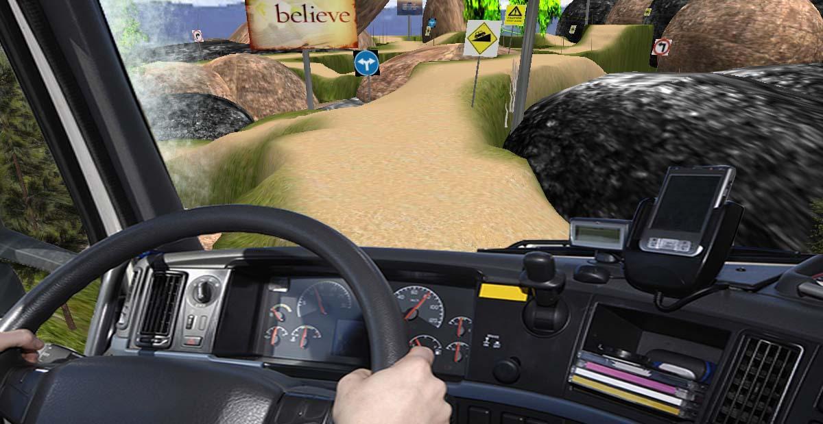 Cargo Truck Drive Hill Turbo