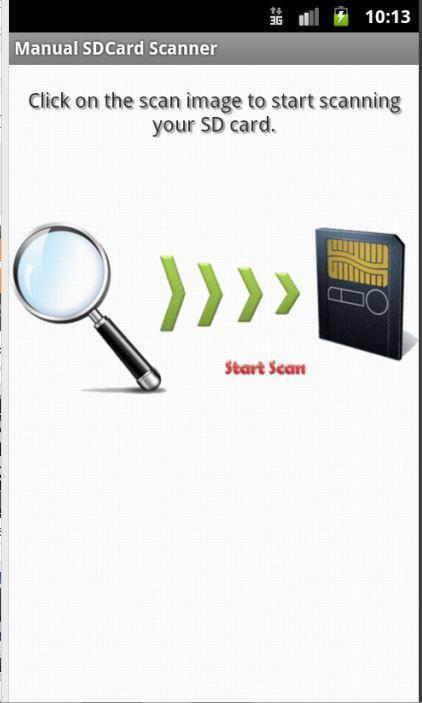 Manually Scan SD Card / Media
