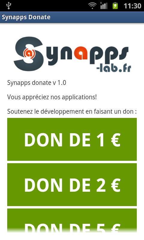 Synapps donate