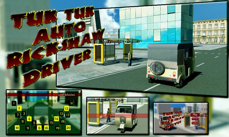 Tuk Tuk Auto Rickshaw Driver