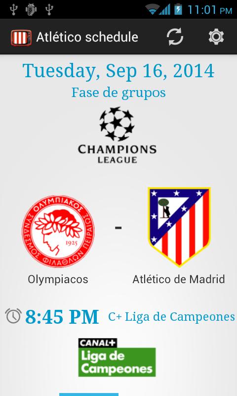 Atletico Schedule
