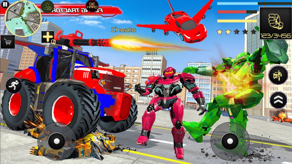 Tractor Robot Lion Transformat