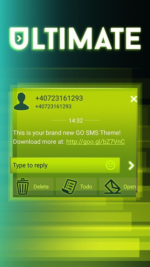 Ultimate Lime Green SMS