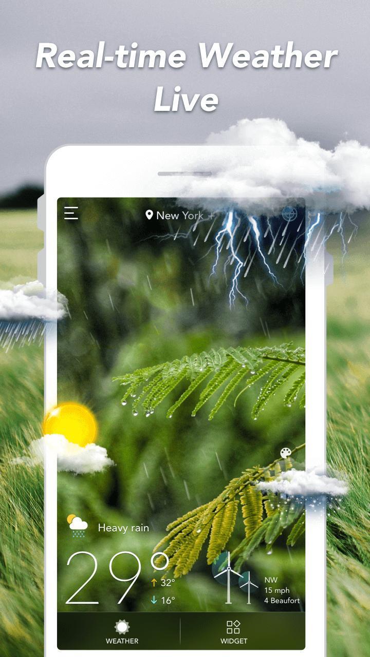 weather  forecast clock and widget for android