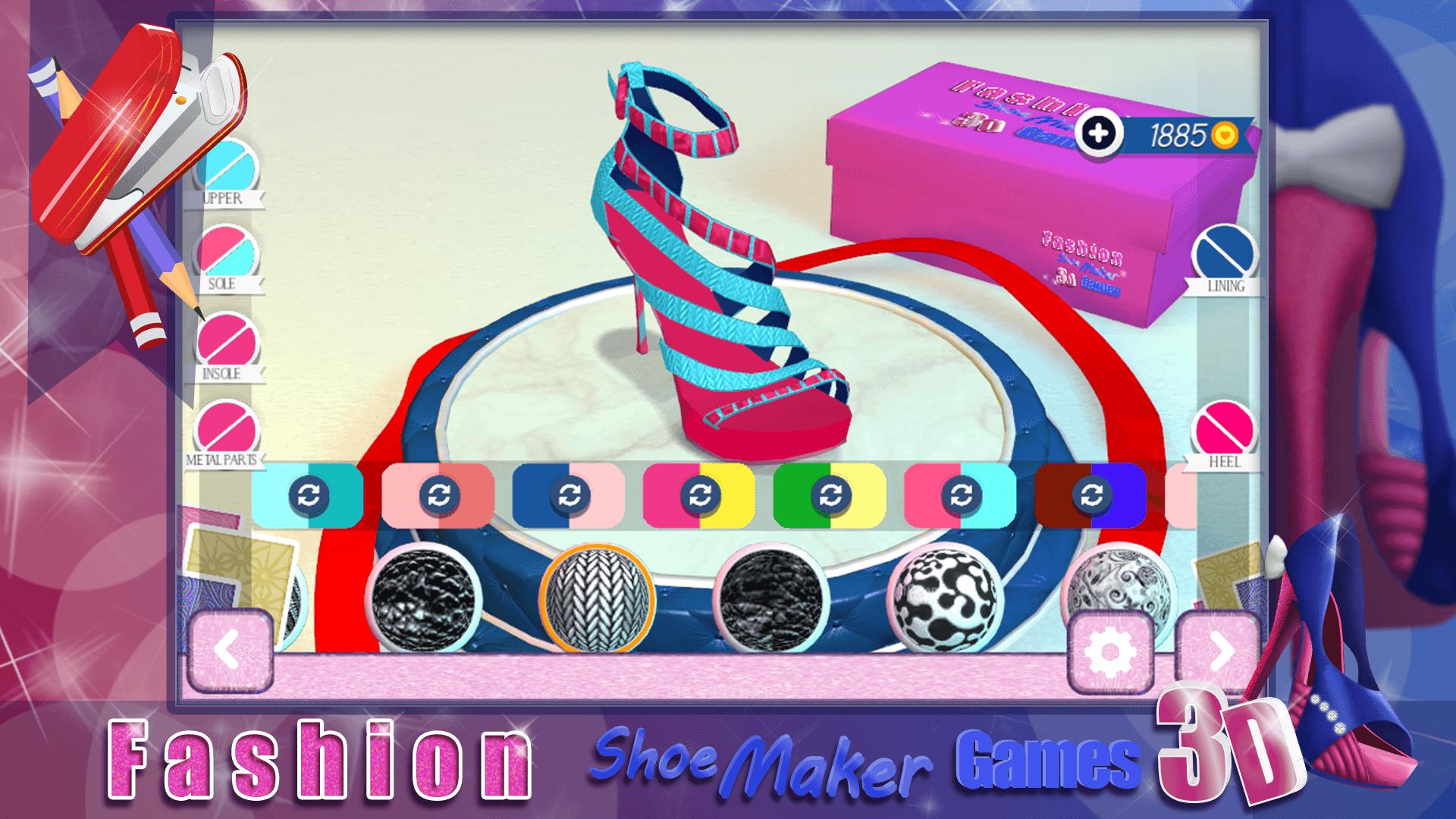 Fashion Shoe Maker Games 3D