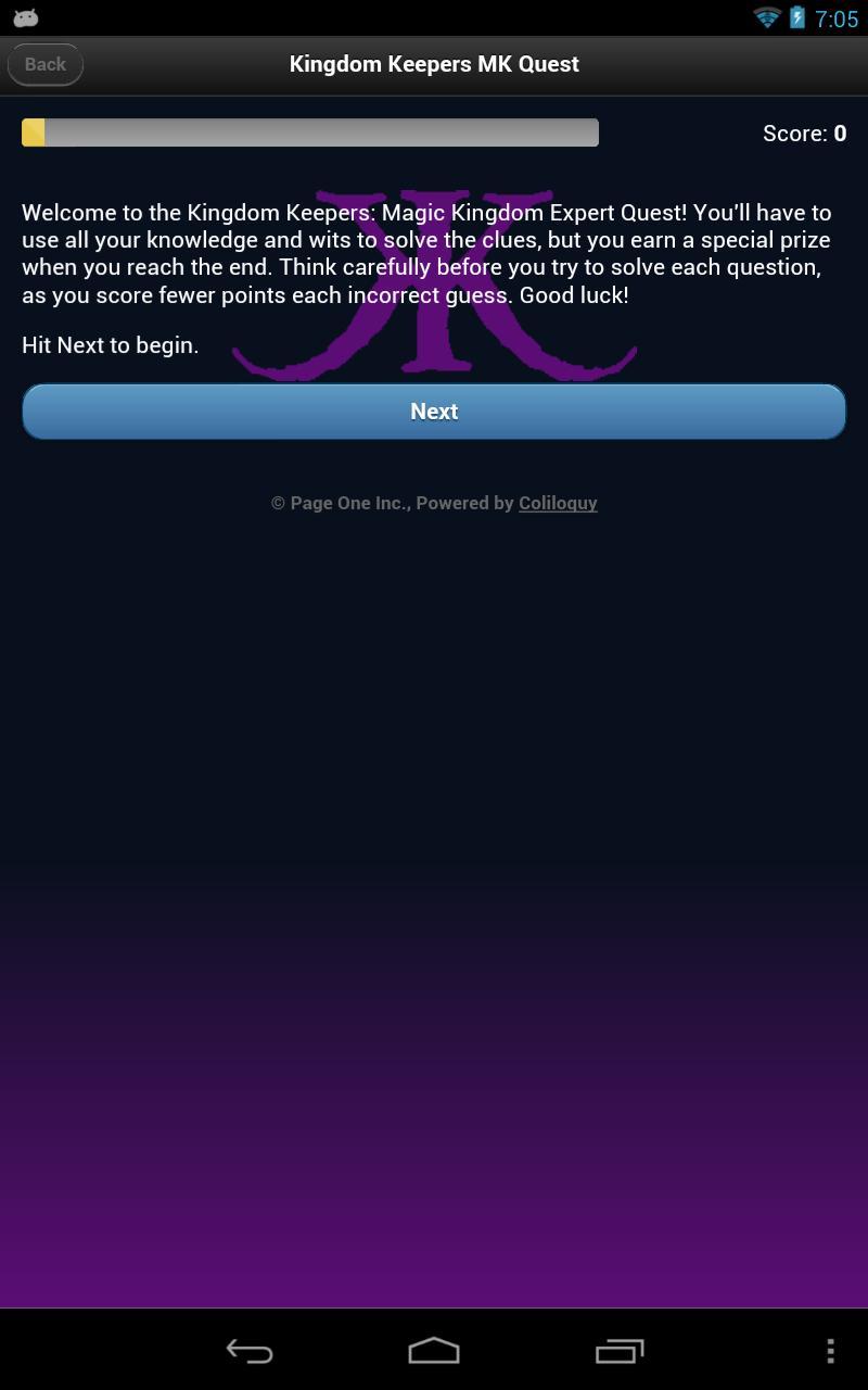 Kingdom Keepers Expert Quest