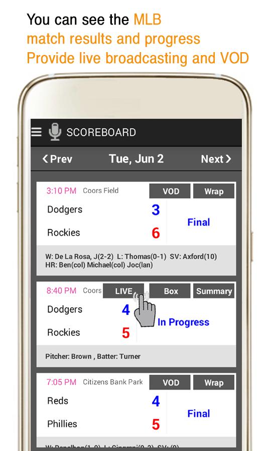 Baseball Live - Mlb Ver