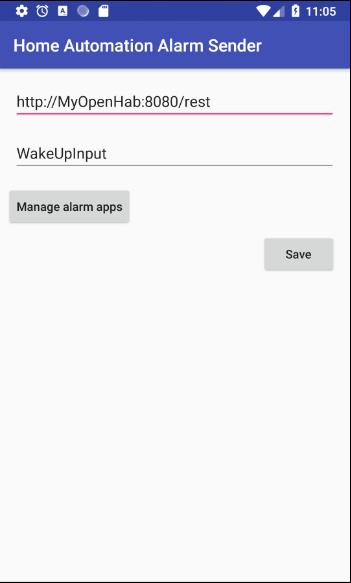 Home Automation Alarm Sender