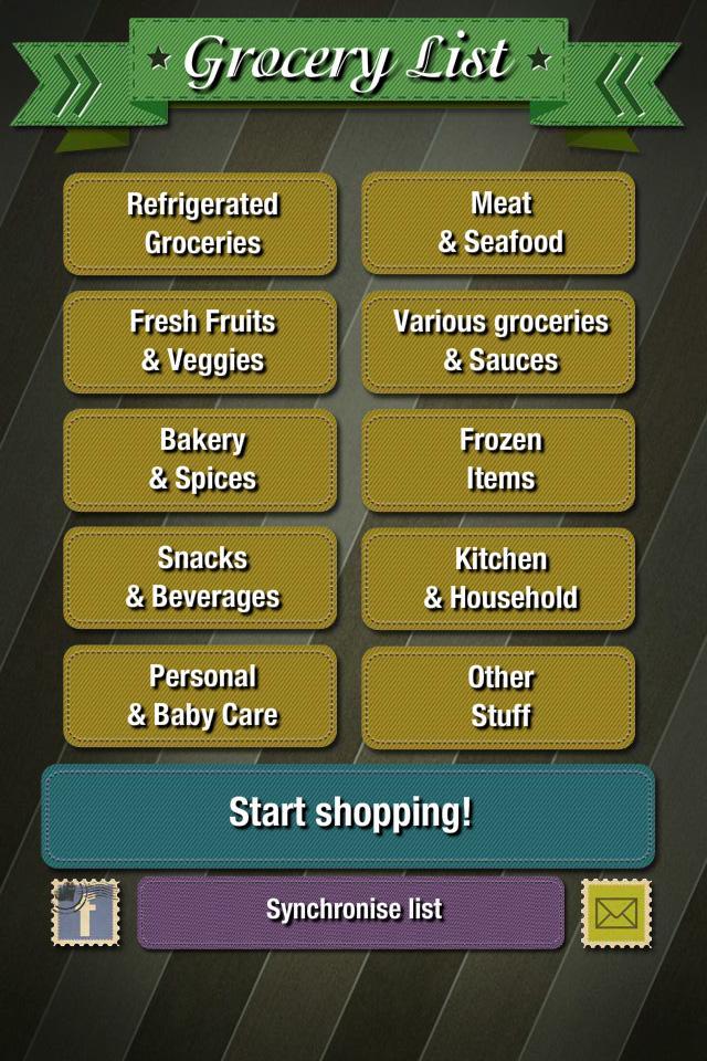 The Grocery List - Shop easy!